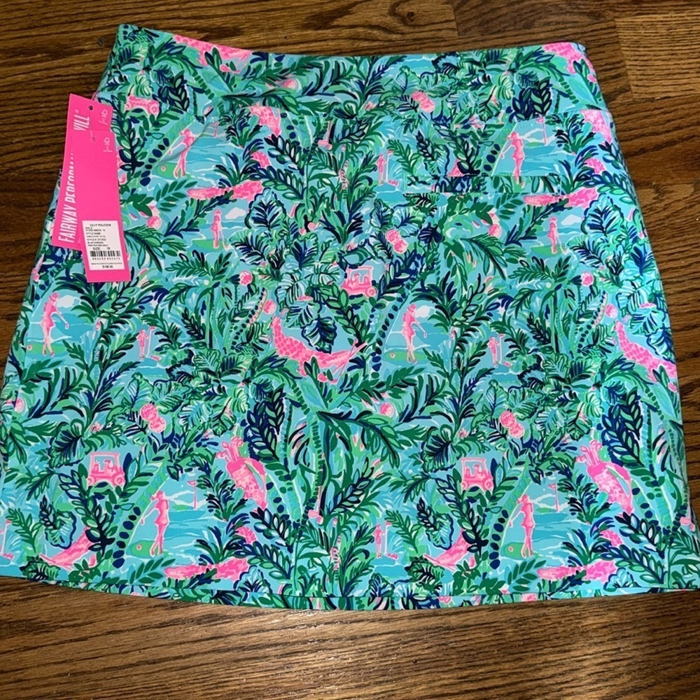 Lilly Pulitzer luxletic UPF 50+ Monica skort n Blue Horizon par fection golf 10 - Picture 10 of 10